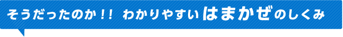 そうだったのか！！わかりやすいはまかぜのしくみ