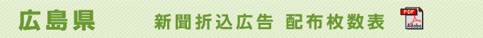 広島県　新聞折込広告配布枚数表