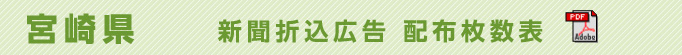 宮崎県　新聞折込広告配布枚数表