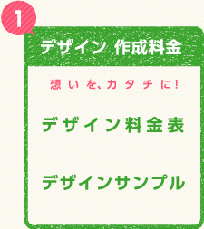 1デザイン作成料金