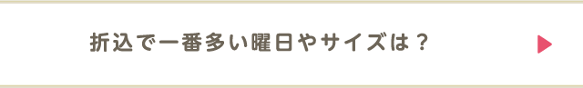 折込で一番多い曜日やサイズは？