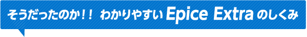 そうだったのか！！わかりやすいEpice Extraのしくみ