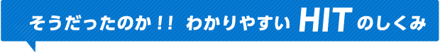 そうだったのか！！わかりやすいHITのしくみ