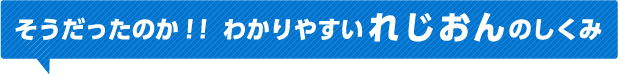 そうだったのか！！わかりやすいれじおんのしくみ