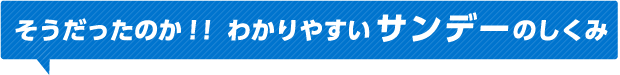 そうだったのか！！わかりやすいサンデーのしくみ