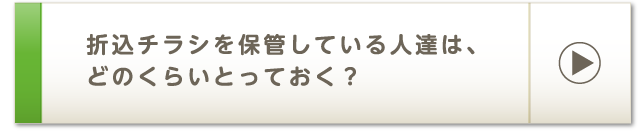 折込チラシを保管している人達は、どのくらいとっておく？