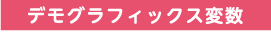 デモグラフィックス変数